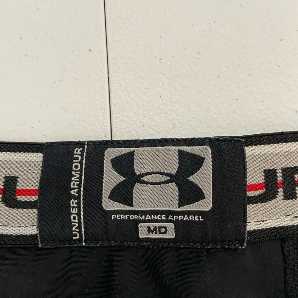 Under Armour boy’s youth solid black‎ sliding shorts padded sport stretch medium - Picture 5 of 6